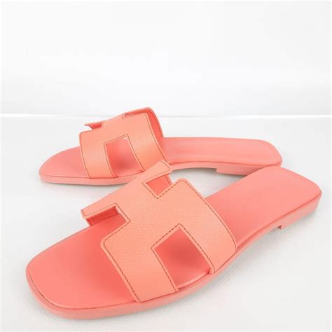 hermes oran orange joey|HERMES Epsom Oran Sandals 40 Orange Joey.